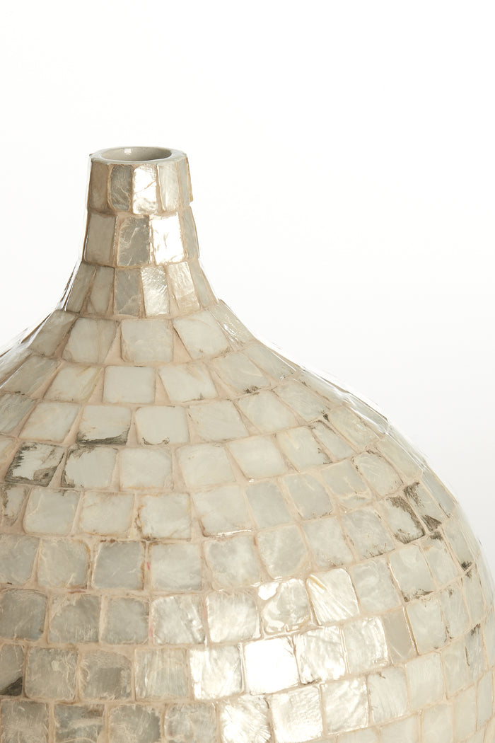 Light & Living - Vaas ELORZA - Ø28x35cm - Wit