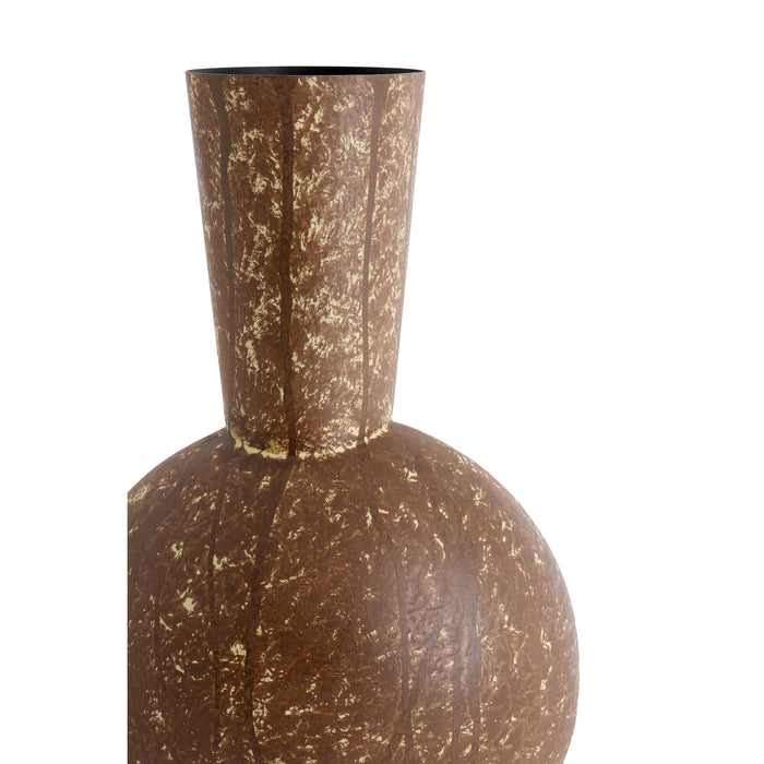 Light & Living - Vaas KAVANDU - 26x19x54cm - Bruin