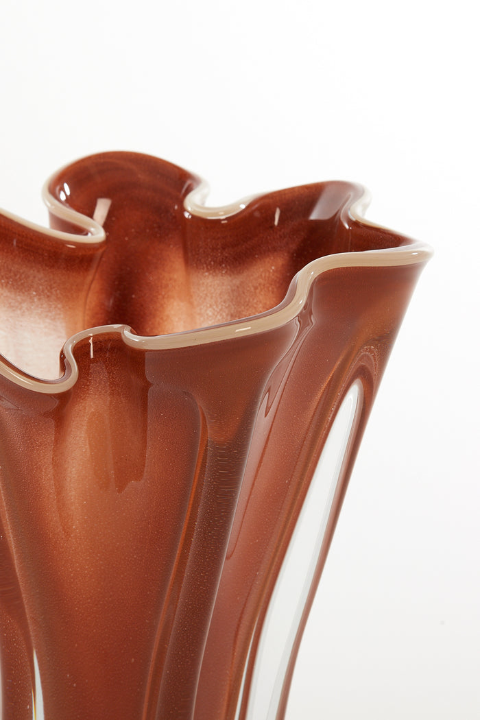 Light & Living - Vaas KAZUNO - Ø22x27cm - Oranje