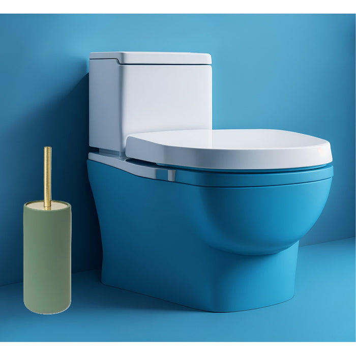 5Five Toiletborstel Savona in houder - ficus groen - 10 x 35 cm