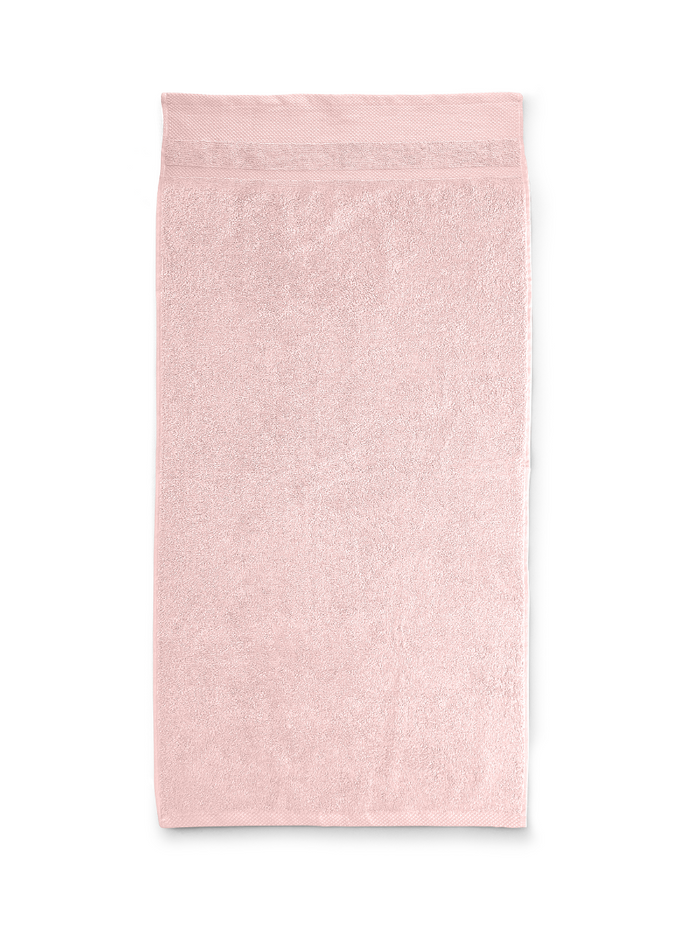 LINNICK Diamond Badstof Handdoek 50x100cm - light pink - set van 6