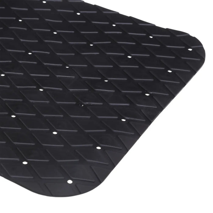 5Five Badkamer anti slip mat - rubber - zwart - 70 x 35 cm