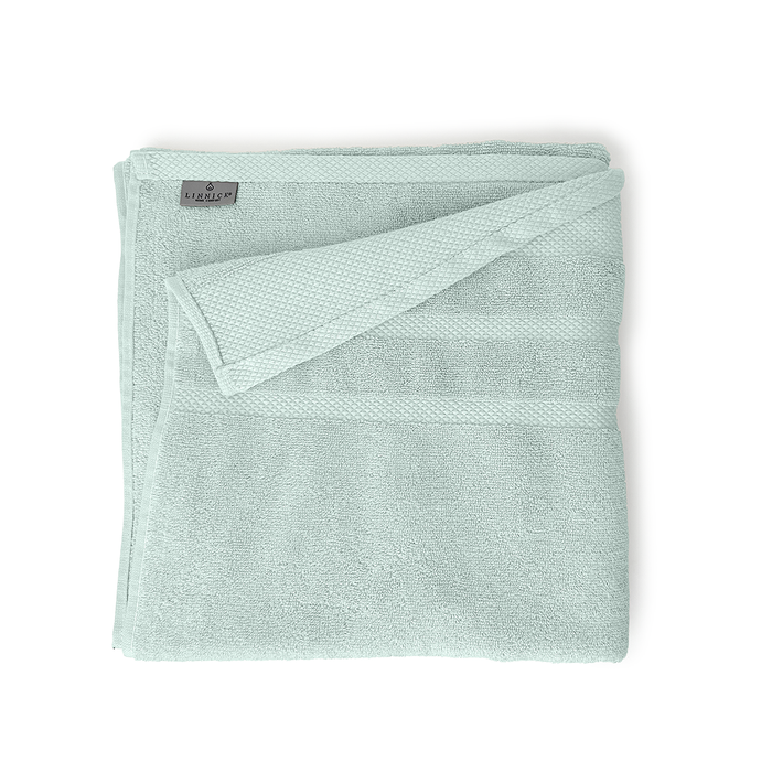 LINNICKBadstof Badlaken Katoen 70x140cm - soft green - 2X