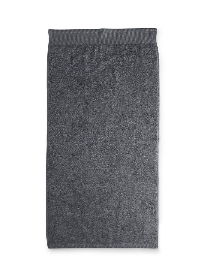 LINNICK Diamond Badstof Handdoek 50x100cm - dark grey - set van 4
