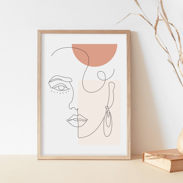 Wallified - Lady Abstract Poster - Wallified - Abstract - Poster -