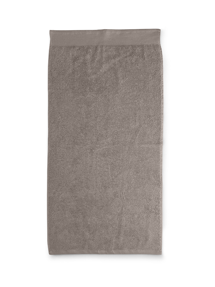 LINNICK Diamond Badstof Handdoek 60x110cm - taupe - set van 6
