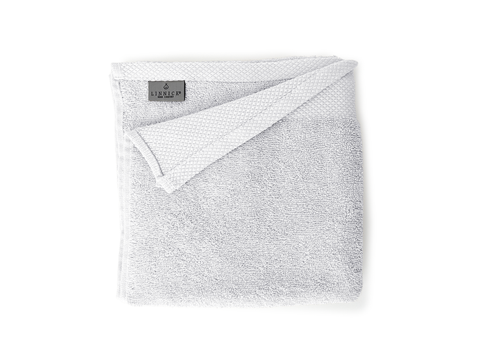 LINNICK Diamond Badstof Handdoek 60x110cm - white - set van 6