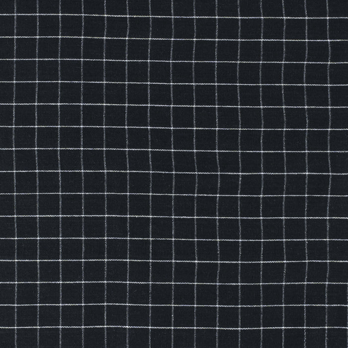 Krumble Theedoek met ruitpatroon klein - Zwart - Set van 8