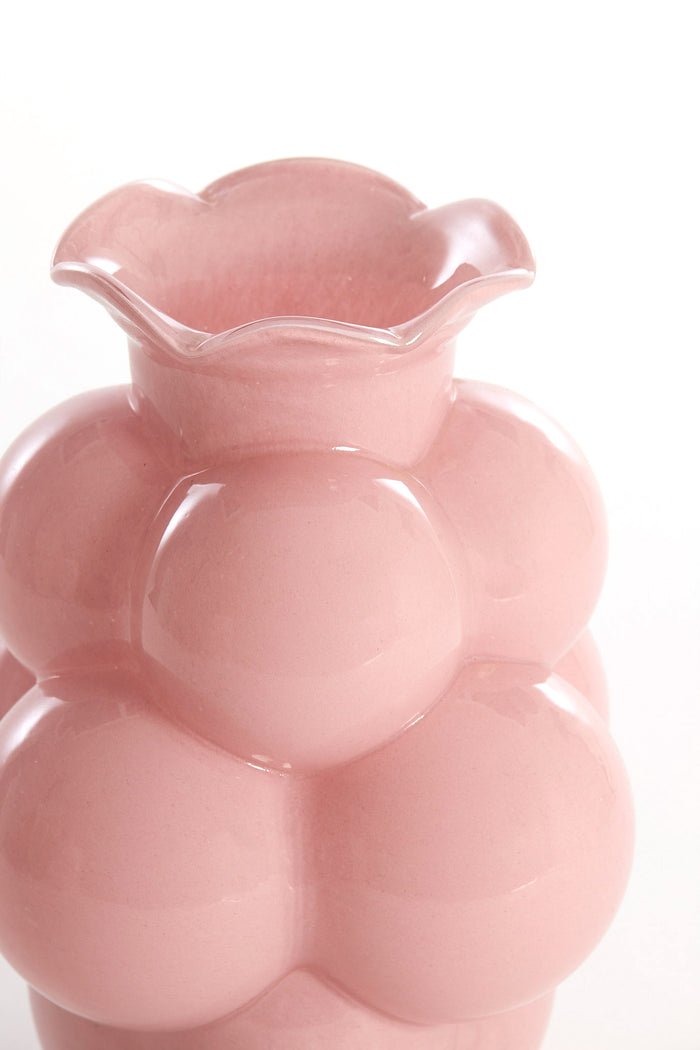 Light & Living - Vaas SABADA - Ø20.5x26.5cm - Roze