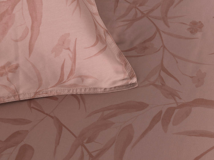 Zo Home Dekbedovertrekset Katoen Satijn Fiori di - shady pink