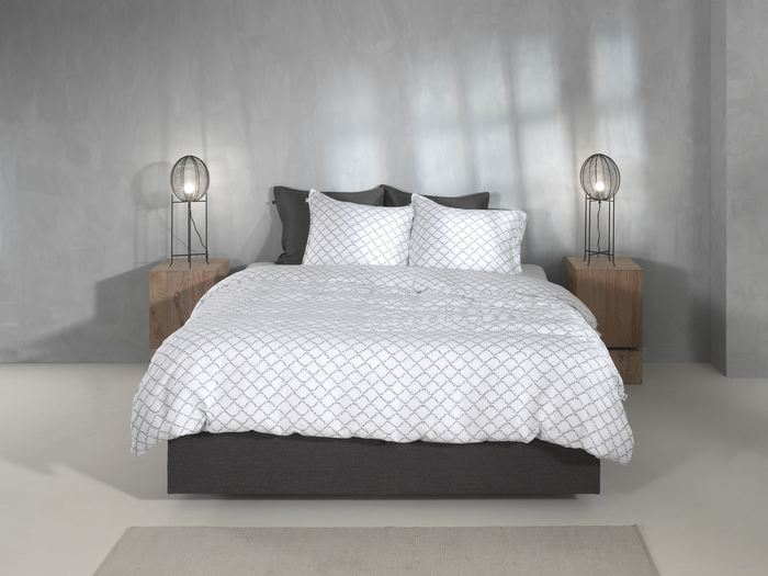 Zo Home Dekbedovertrek Katoen Satijn Linea di Satinado - white