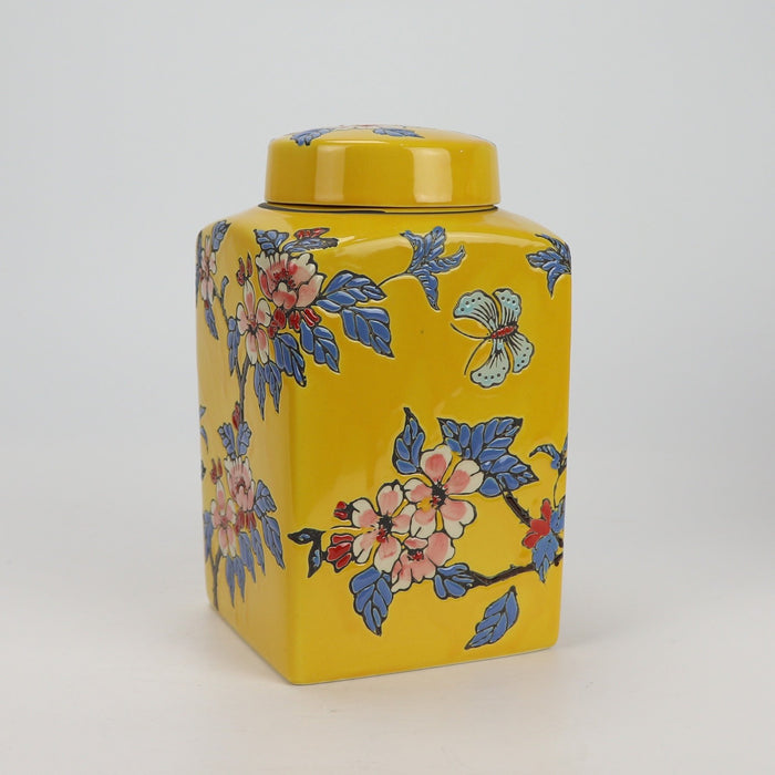 Fine Asianliving Chinese Gemberpot Porselein Geel