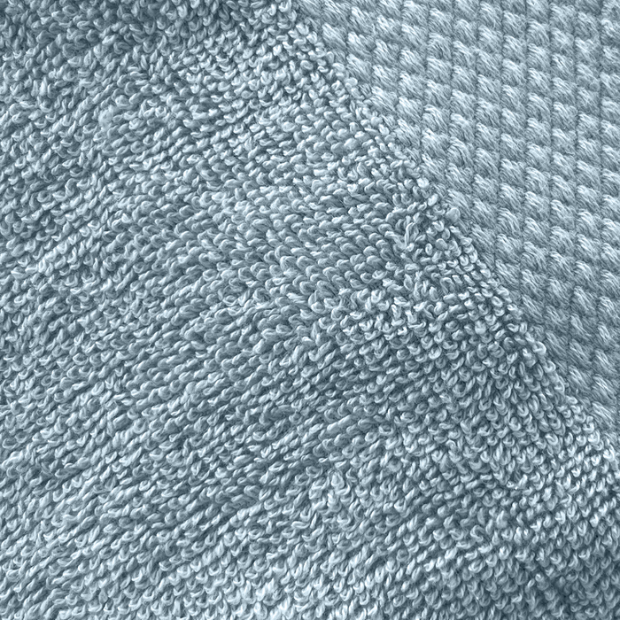 LINNICK Diamond Badstof Handdoek 60x110cm - ocean blue - set van 6