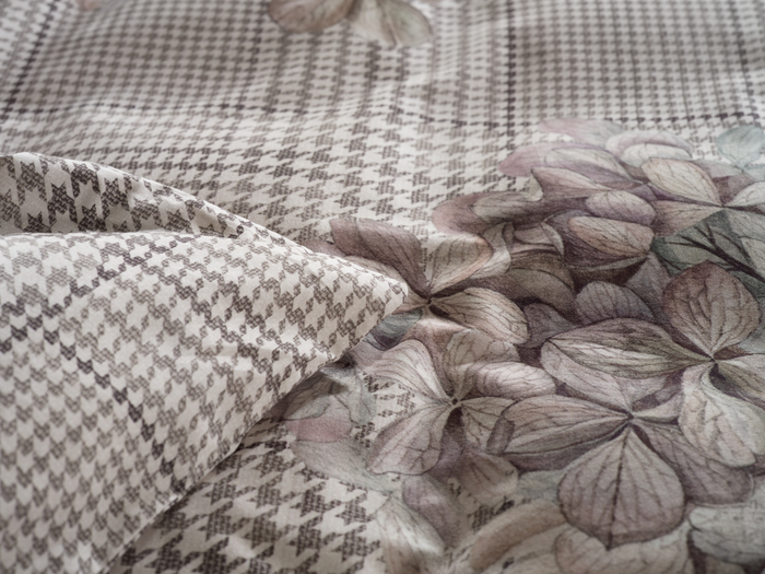 Heckett Lane Dekbedovertrek Katoen Twill Rory - beige