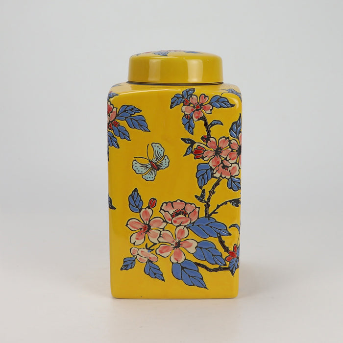 Fine Asianliving Chinese Gemberpot Porselein Geel