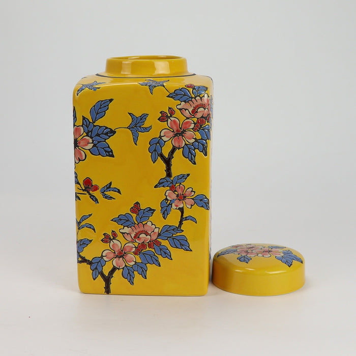 Fine Asianliving Chinese Gemberpot Porselein Geel