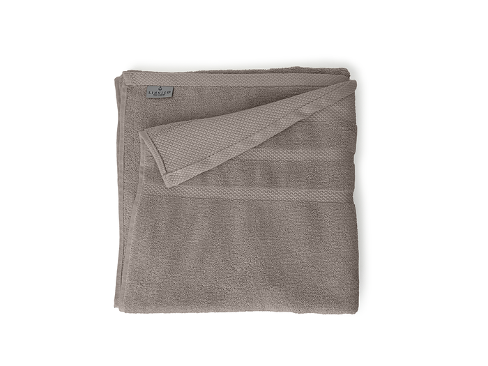 LINNICKBadstof Badlaken Katoen 70x140cm - taupe - 2X