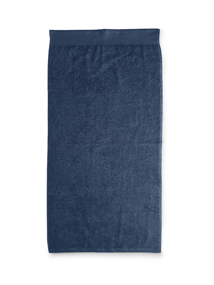 LINNICK Diamond Badstof Handdoek 50x100cm - ocean blue - set van 4