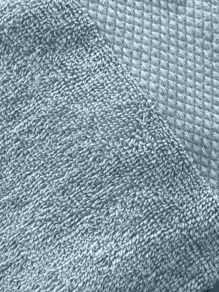 LINNICK Diamond Badstof Handdoek 50x100cm - ocean blue - set van 4