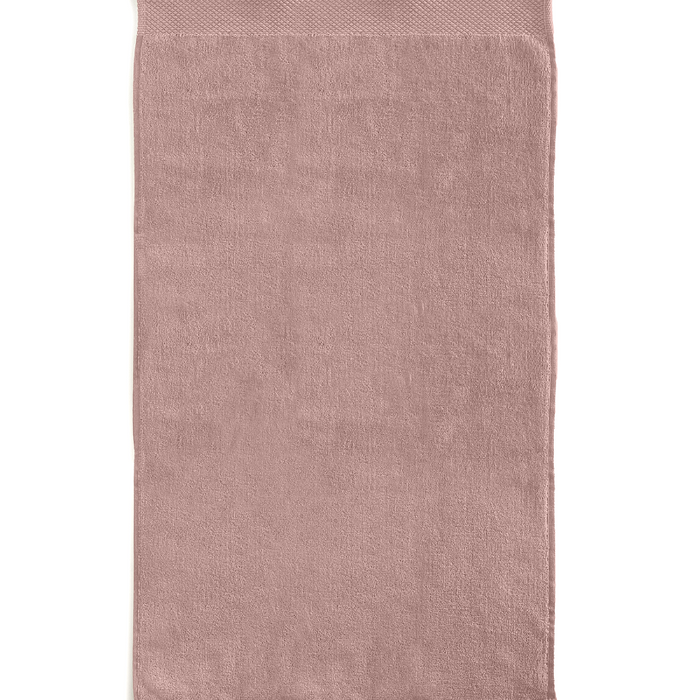 LINNICKVelours Handdoek Katoen 60x110cm - rose - Set van 4