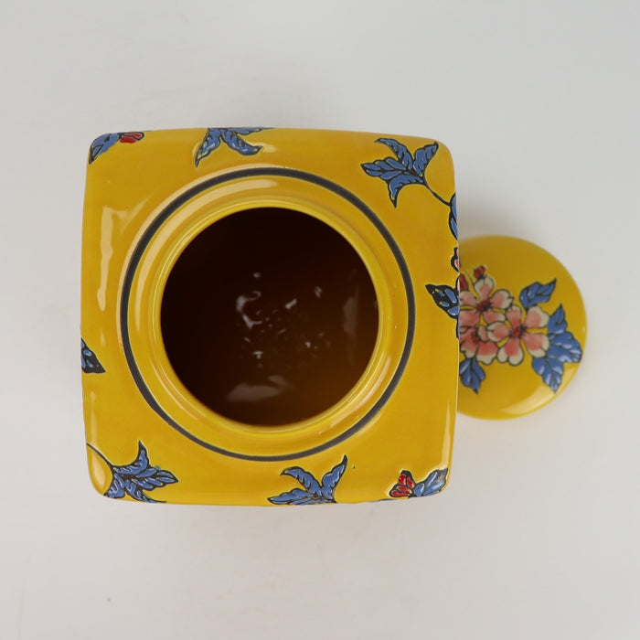 Fine Asianliving Chinese Gemberpot Porselein Geel