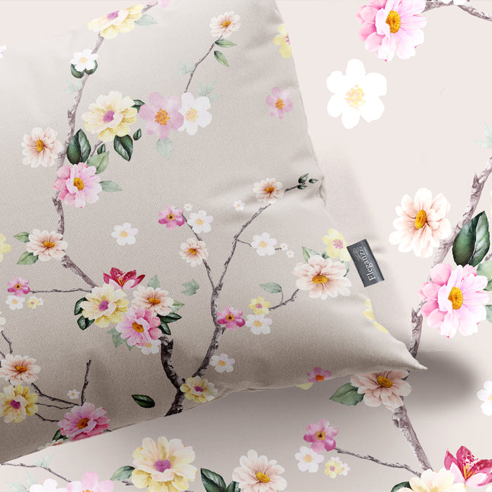 Eleganzzz Dekbedovertrek Micropercal Spring Breeze - pink