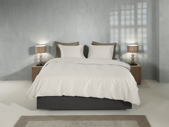 Zo Home Dekbedovertrek Katoen Satijn Linea di Satinado - off white