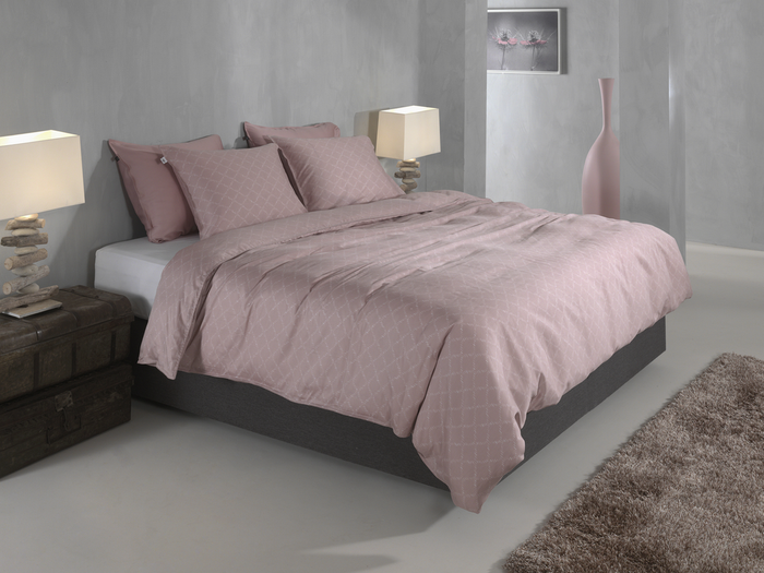Zo Home Dekbedovertrek Katoen Satijn Linea di Satinado - shady pink