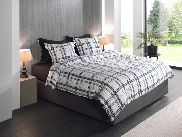 Heckett Lane Dekbedovertrek Flanel Enio - multi