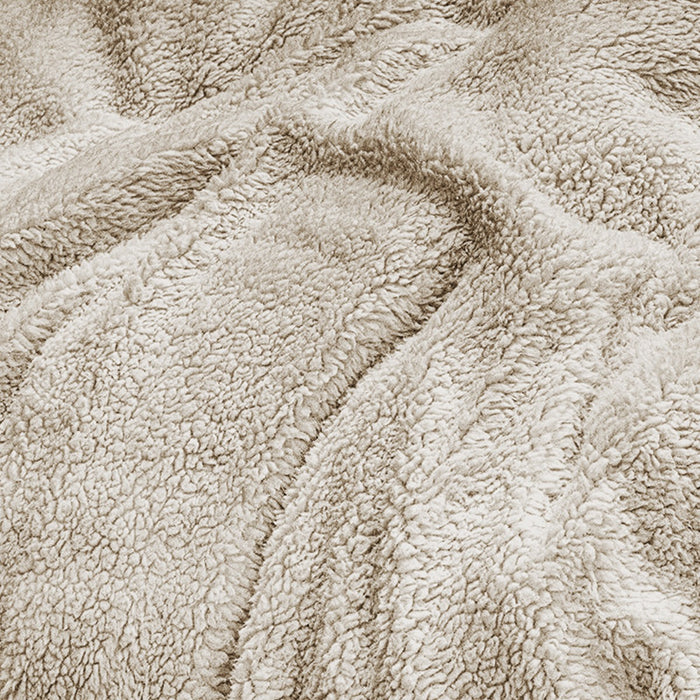 Eleganzzz Dekbedovertrek Teddy Pluche - off white