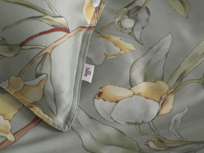 Zo Home Dekbedovertrek Katoen Satijn Denise - green