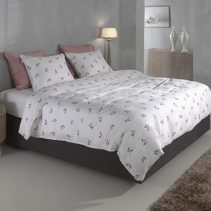 Zo Home Dekbedovertrek Katoen Satijn Sienna - white