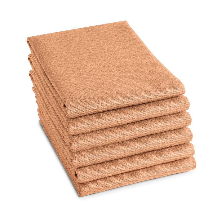 DDDDD theedoek Logo - 60x65 cm - pastel peach - 6 stuks