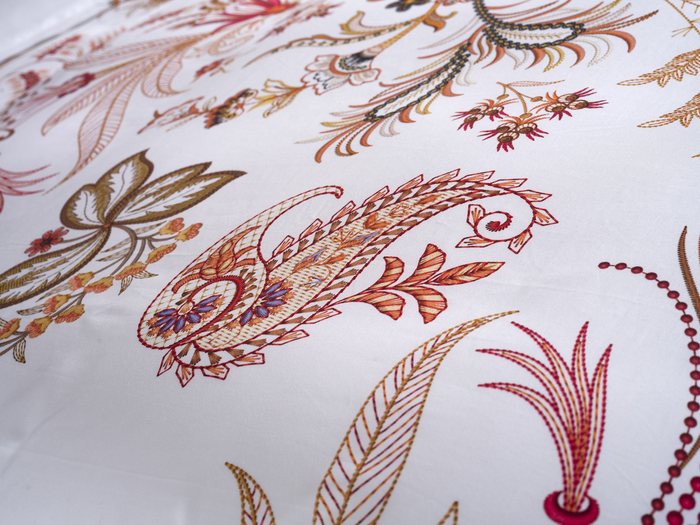 Heckett Lane Dekbedovertrek Katoen Satijn Ceyda - white