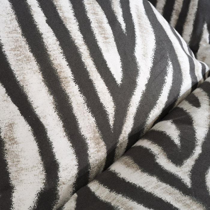 Zo Home Dekbedovertrek Flanel Zebrato - natural