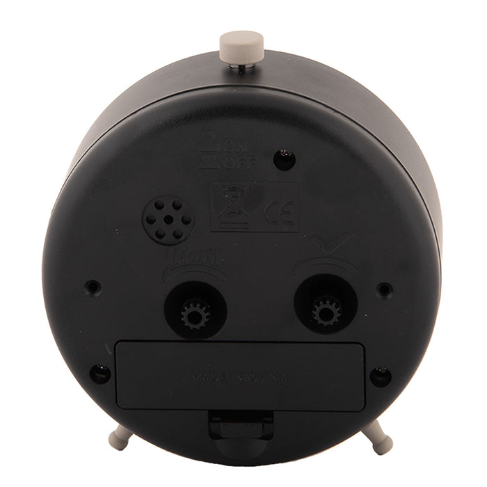 Gabriël Wekker Analoog Ø 10x6x11 Zwart Metaal