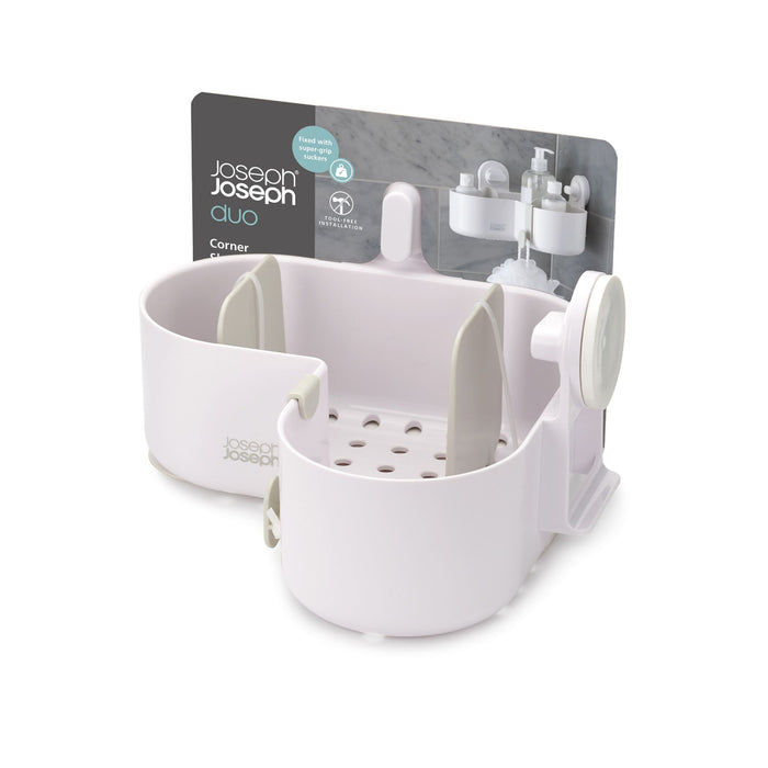 Joseph Joseph Duo Opal - Douchecaddy met Zuignap in Hoekvorm