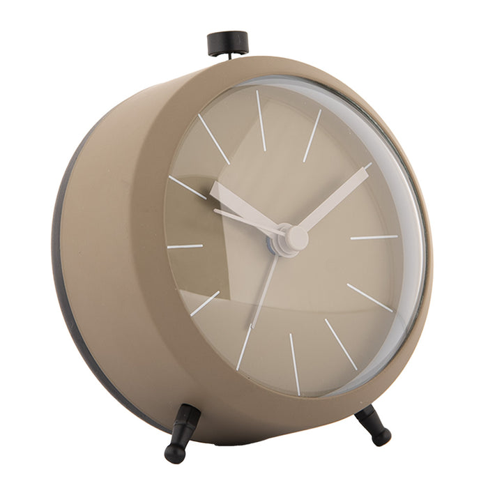 Gabriël Wekker Analoog Ø 10x6x11 cm Bruin Metaal