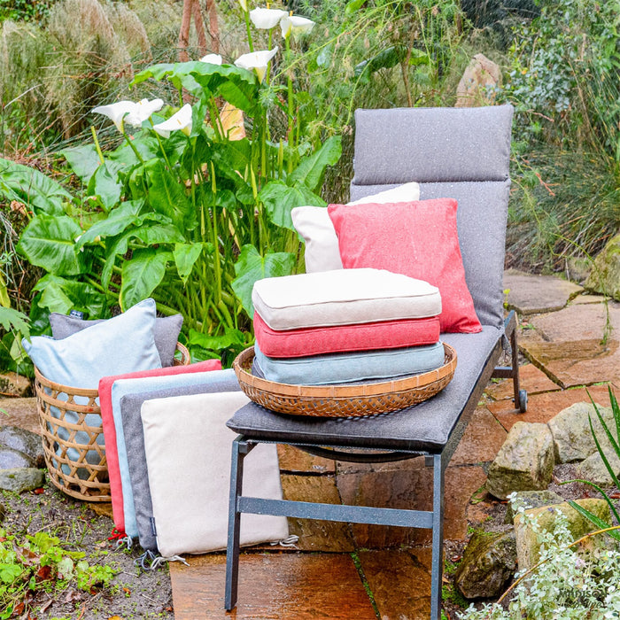 Madison - Sierkussen Beige canvas eco+ - Ca. 30x50 cm - Set van 4