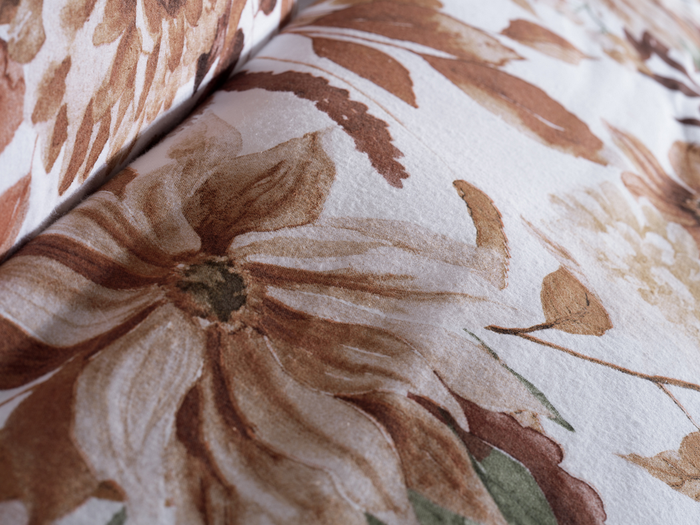 Zo Home Dekbedovertrek Flanel Sofia - brown