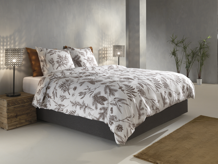 Zo Home Dekbedovertrek Katoen Flanel Esme - white