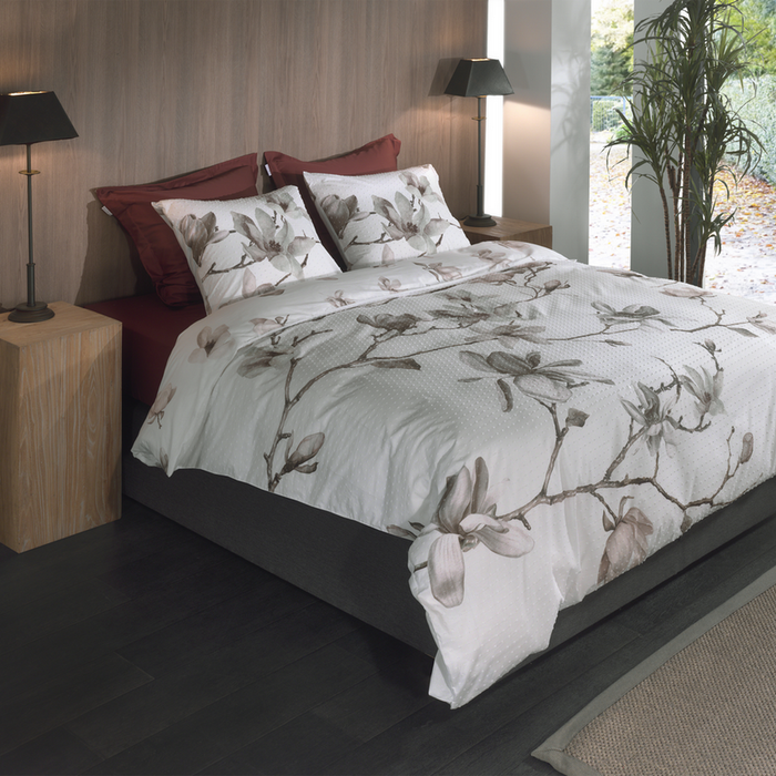 Heckett Lane Dekbedovertrek Katoen Clip-Sheared Rio - White