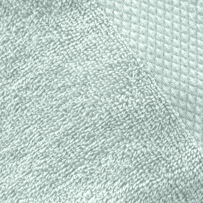 LINNICK Diamond Badstof Handdoek 60x110cm - soft green - set van 4