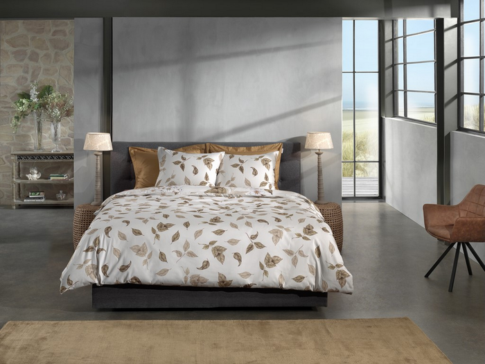 Heckett Lane Dekbedovertrek Katoen Twill Juliette - natural