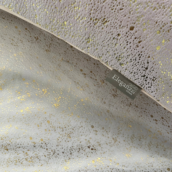 Eleganzzz Dekbedovertrek Foil Velvet - white