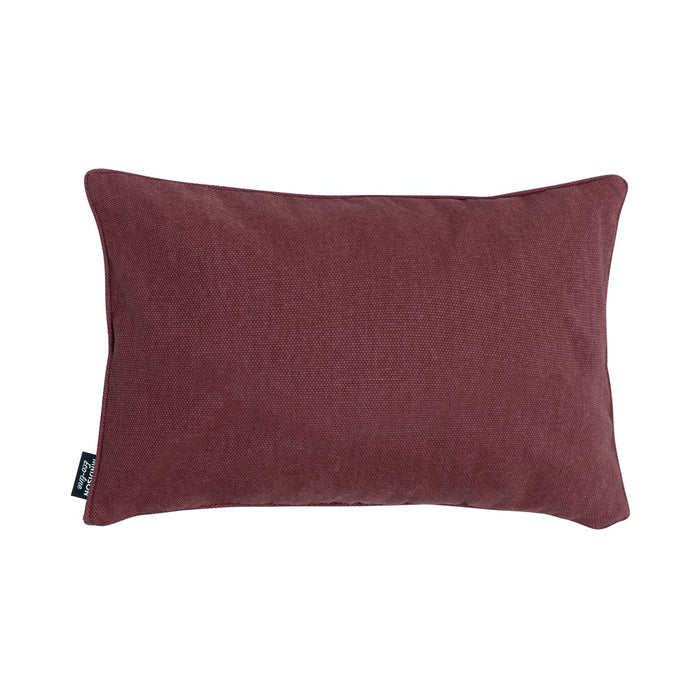 Madison - Sierkussen Bordeaux canvas eco+ - Ca. 30x50 cm - Set van 4
