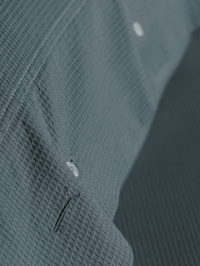 Yellow Dekbedovertrek Katoen Cialda - dusk blue