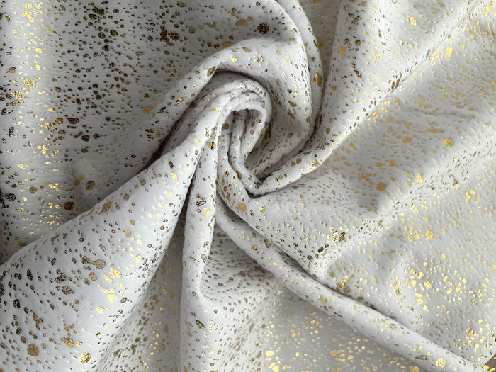 Eleganzzz Dekbedovertrek Foil Velvet - white