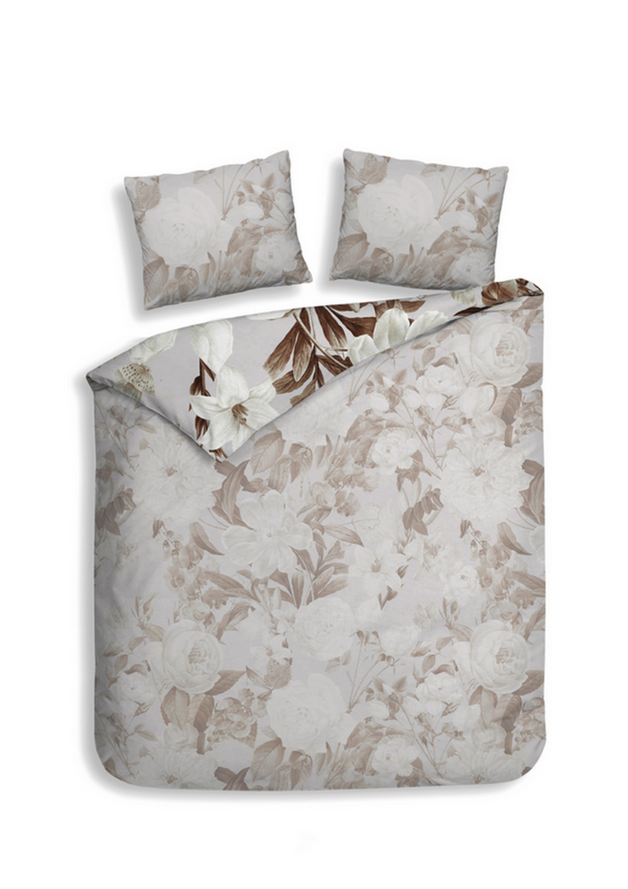 Heckett Lane Dekbedovertrek Katoen Satijn Danna - beige