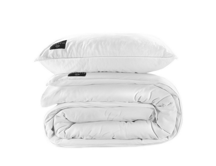 BLCKOUT Dekbedovertrek Katoen Oslo - wit